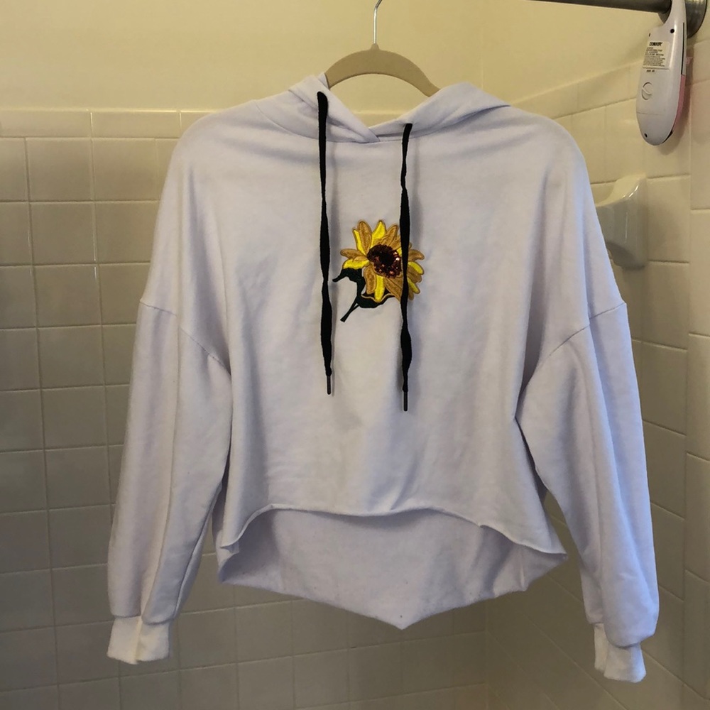 Sunflower cropped sweatshirt